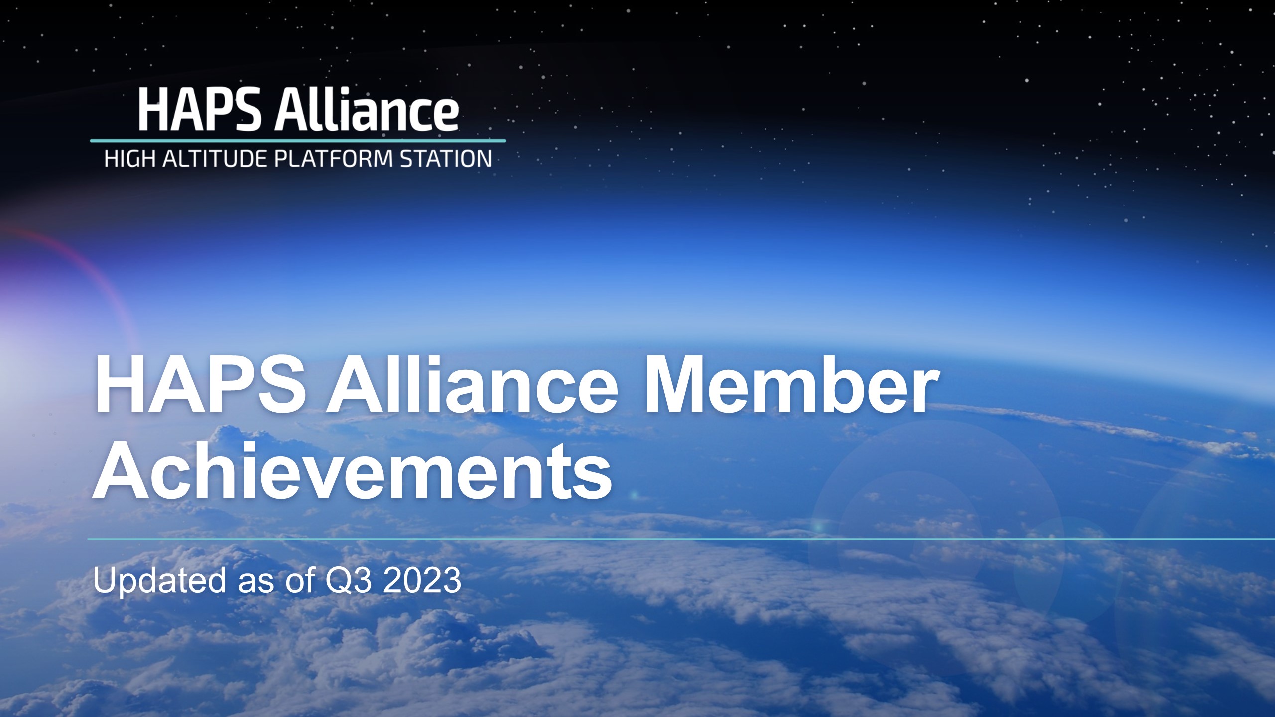 HAPS Alliance Member Achievements